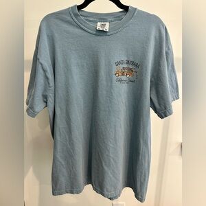 Dak Prescott Owned Santa Barbara Comfort Colors Graphic T-Shirt 
Blue- XL